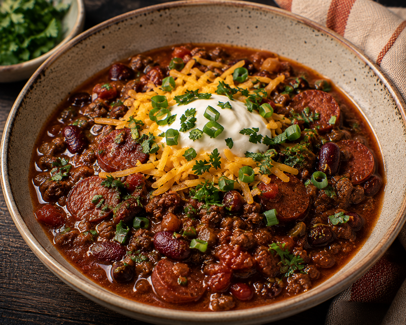 Beef and Chourico Chili