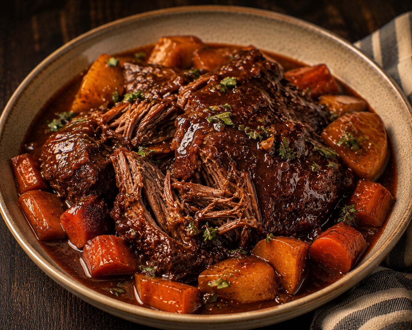 BBQ Braised Pot Roast