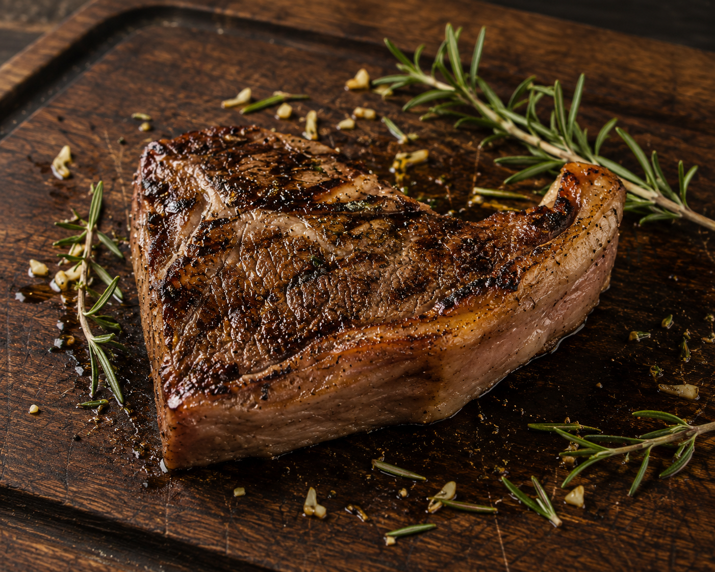 Grilled Loin Lamb Chops with Rosemary