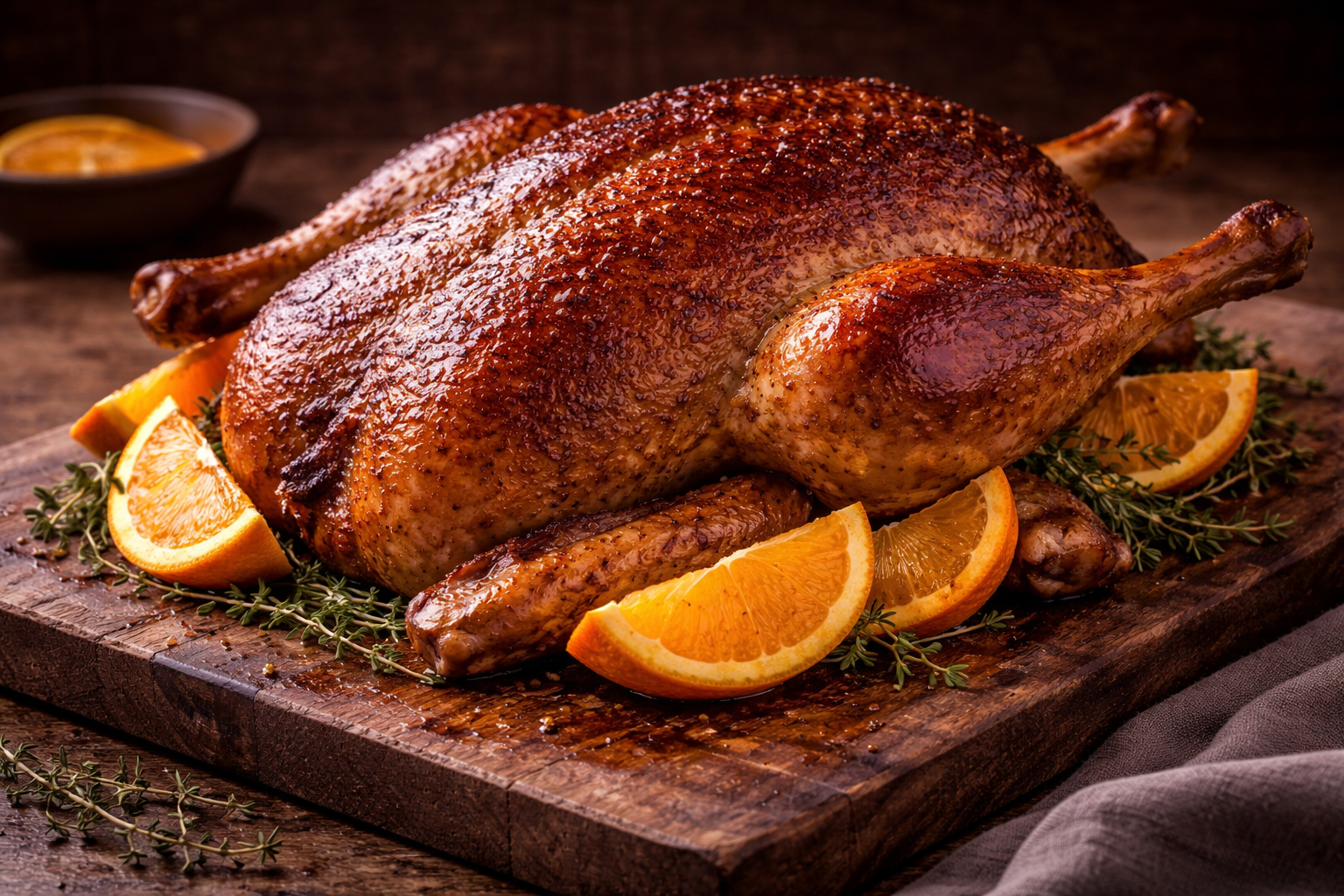 Roast Duck with Orange