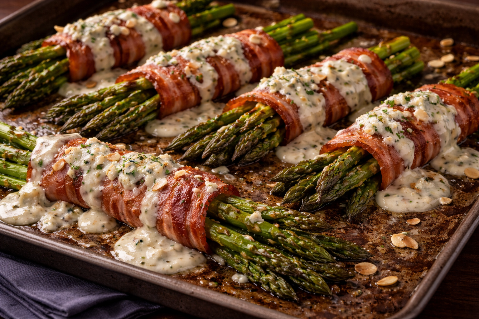 Bacon-Wrapped Asparagus Bundles