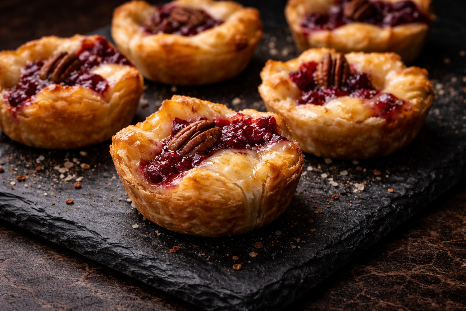 Cranberry & Brie Tartlets