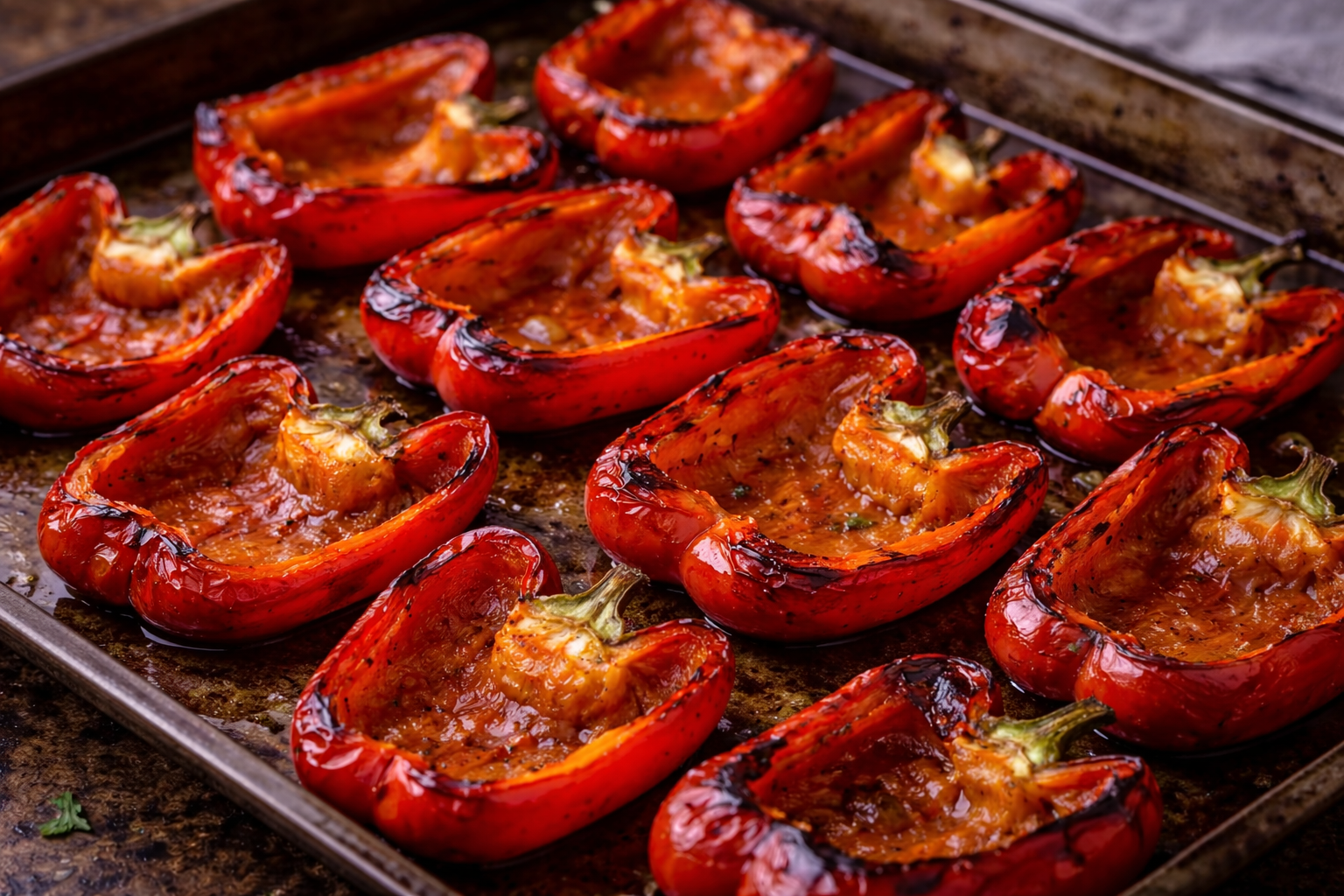 Roasted Red Bell Peppers