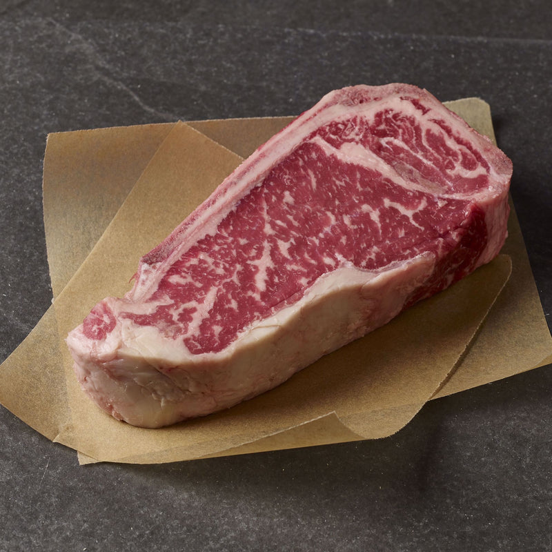 All-Natural USDA Prime Dry-Aged Bone-In Strip Steaks