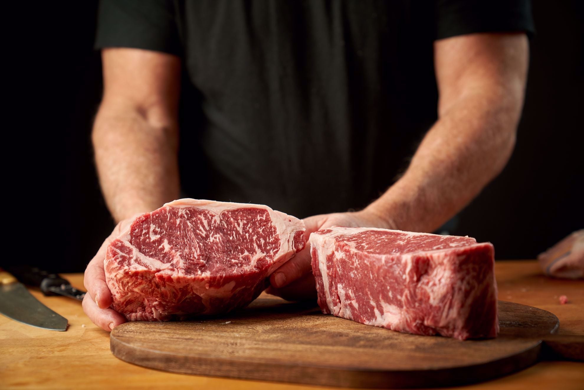 USDA Prime Dry-Aged Boneless Double Strip Steak for Two