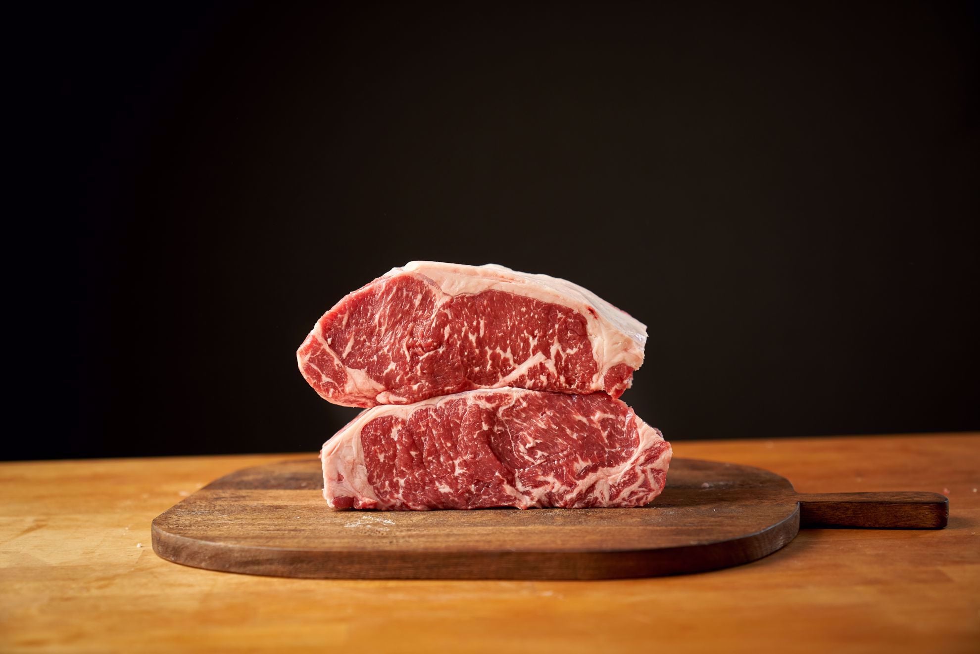 USDA Prime Dry-Aged Boneless Double Strip Steak for Two