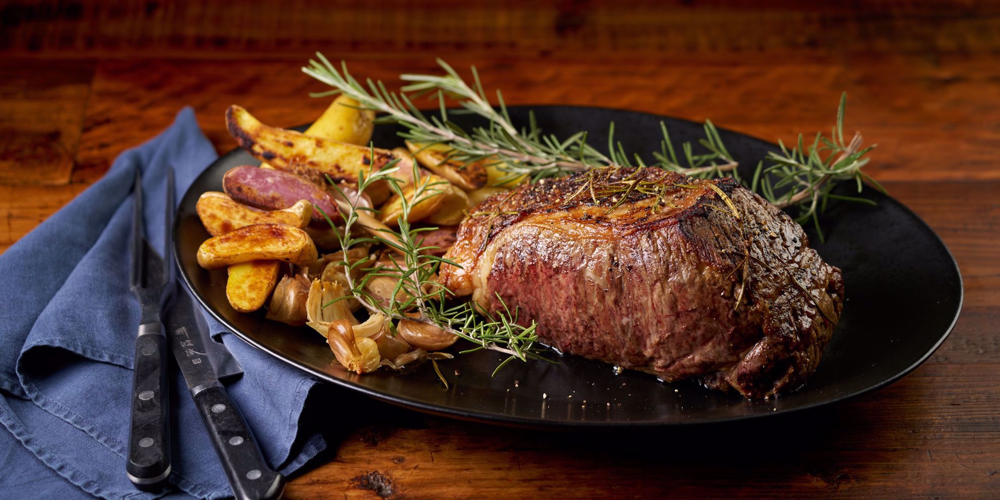 USDA Prime Dry-Aged Boneless Double Strip Steak for Two