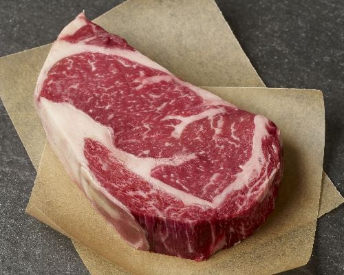 Rib Steak with a Spicy Marinade