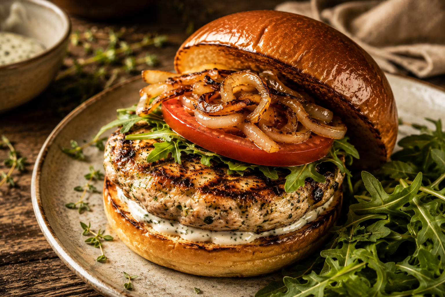 Chicken-Veal Burgers