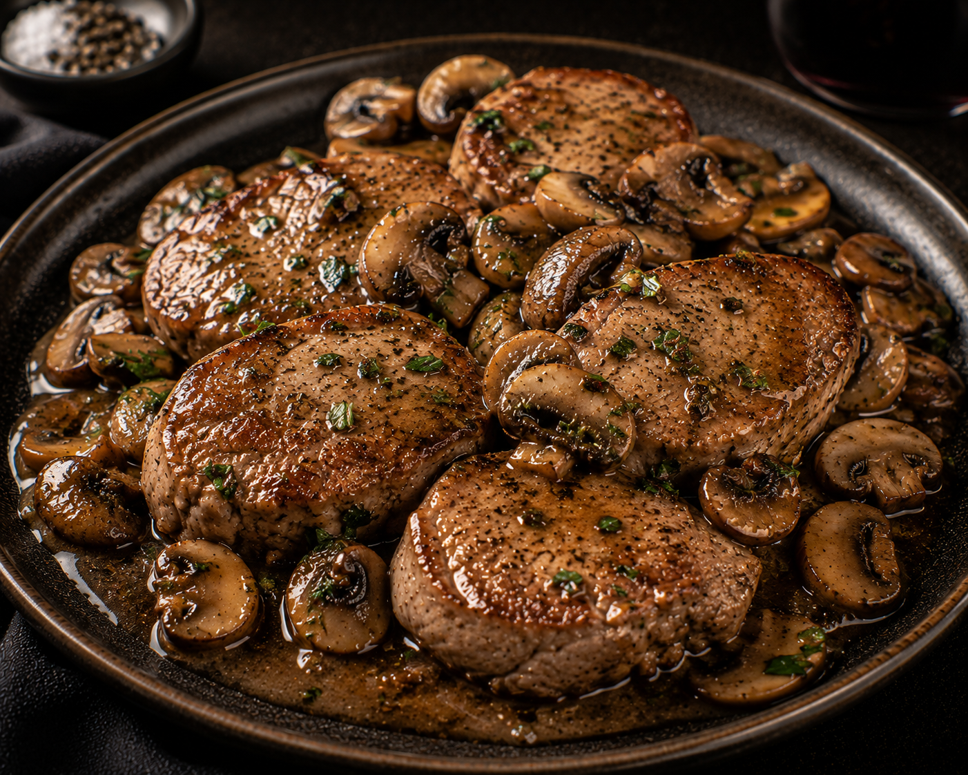 Sauté of Veal Medallions