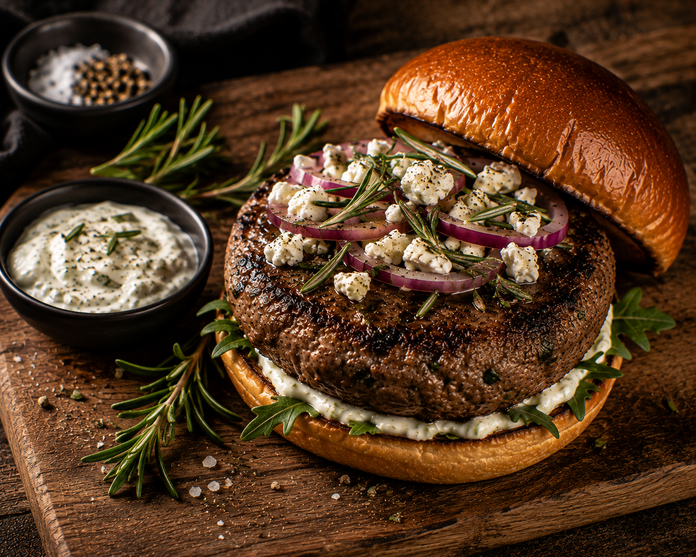 Lamb-Rosemary Burgers