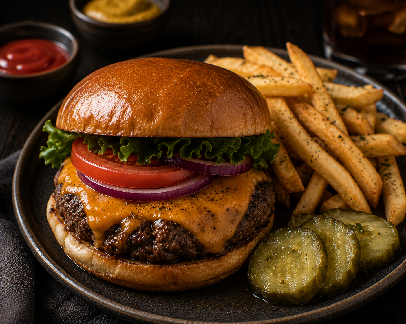 Cheddar Cheese Burgers