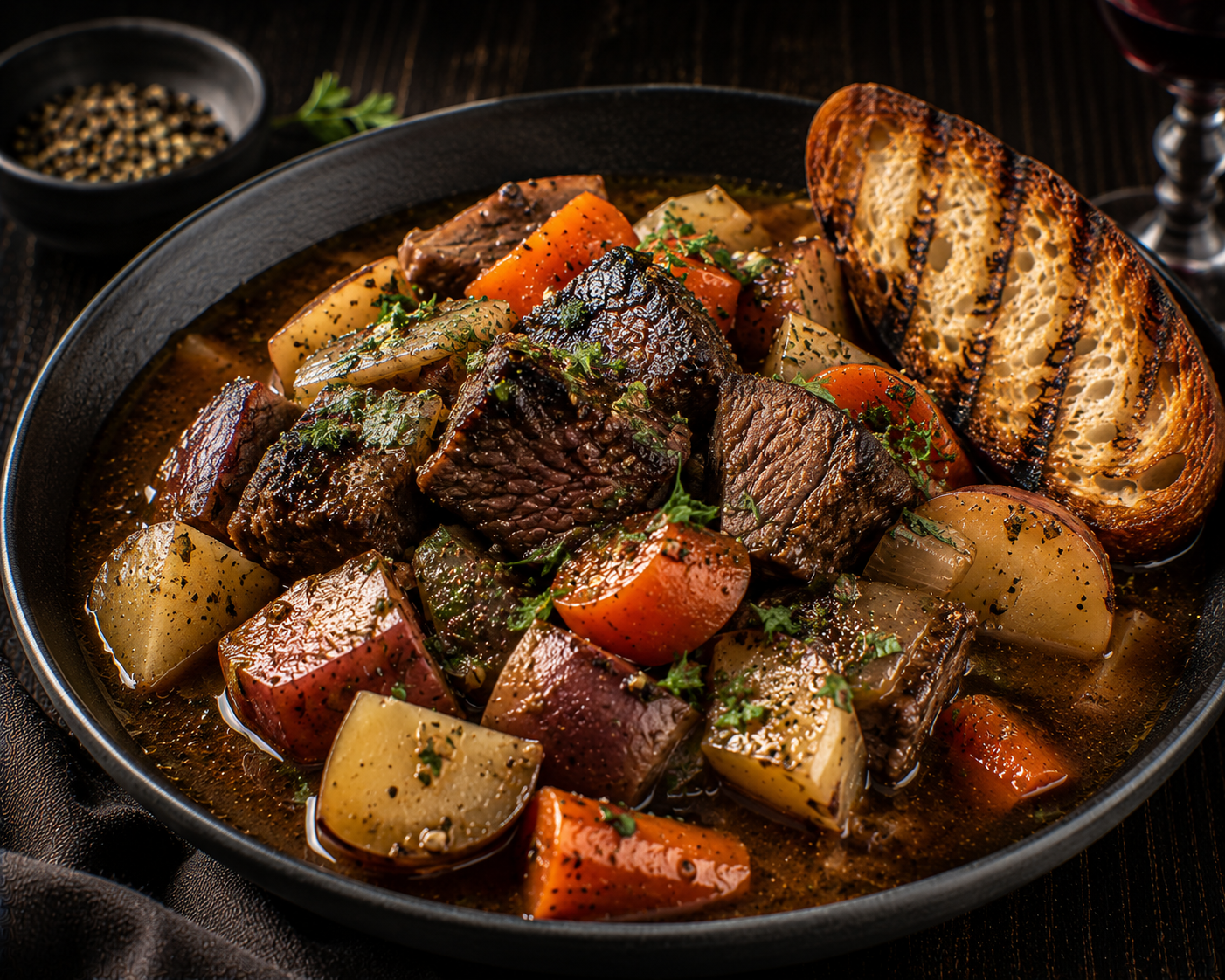 Grilled Beef Stew