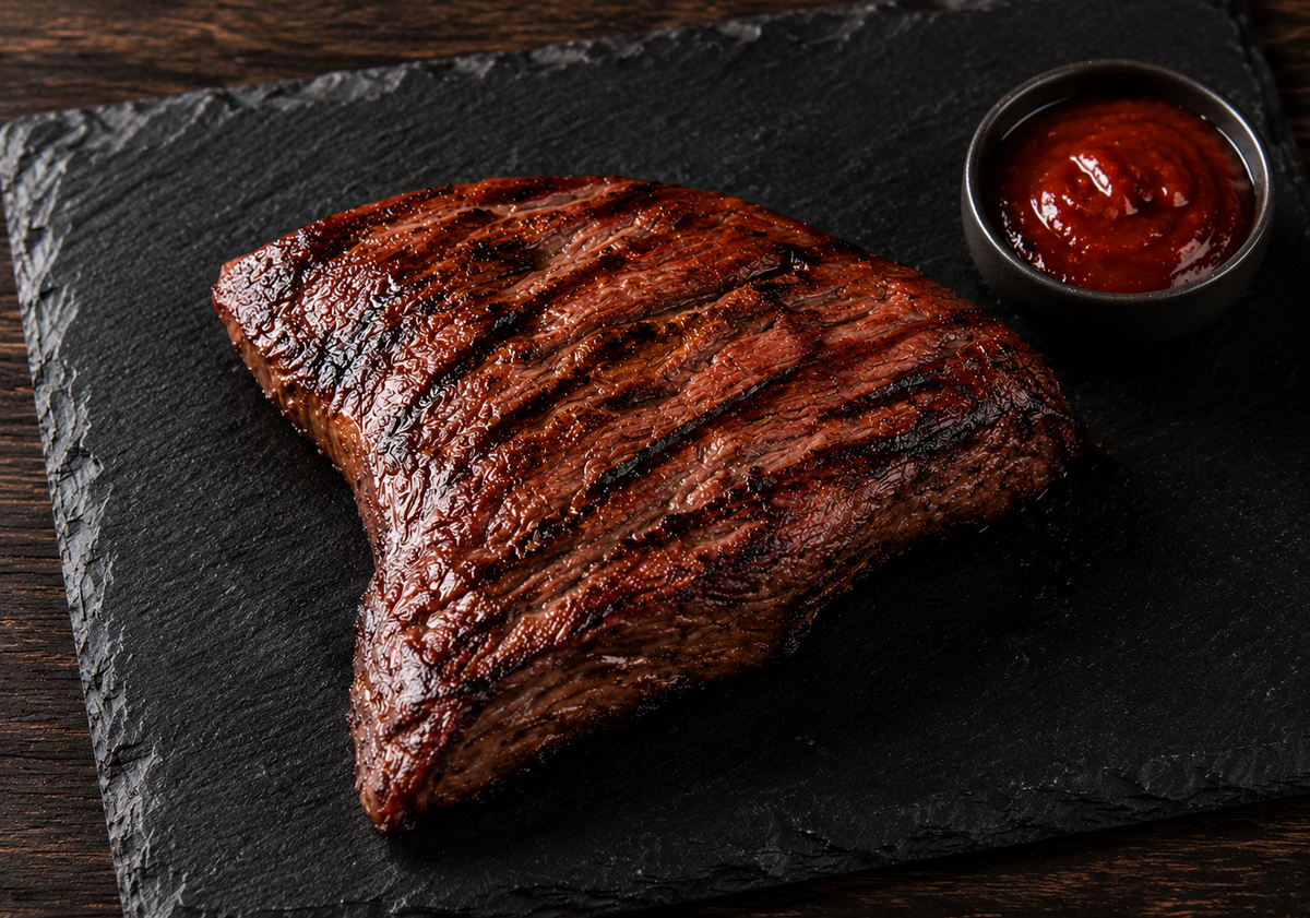 Tri-Tip Roast with Tomato Red Barbecue Sauce