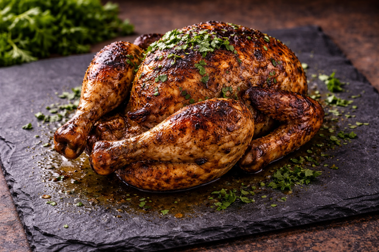 Grilled Moroccan-Style Cornish Game Hens