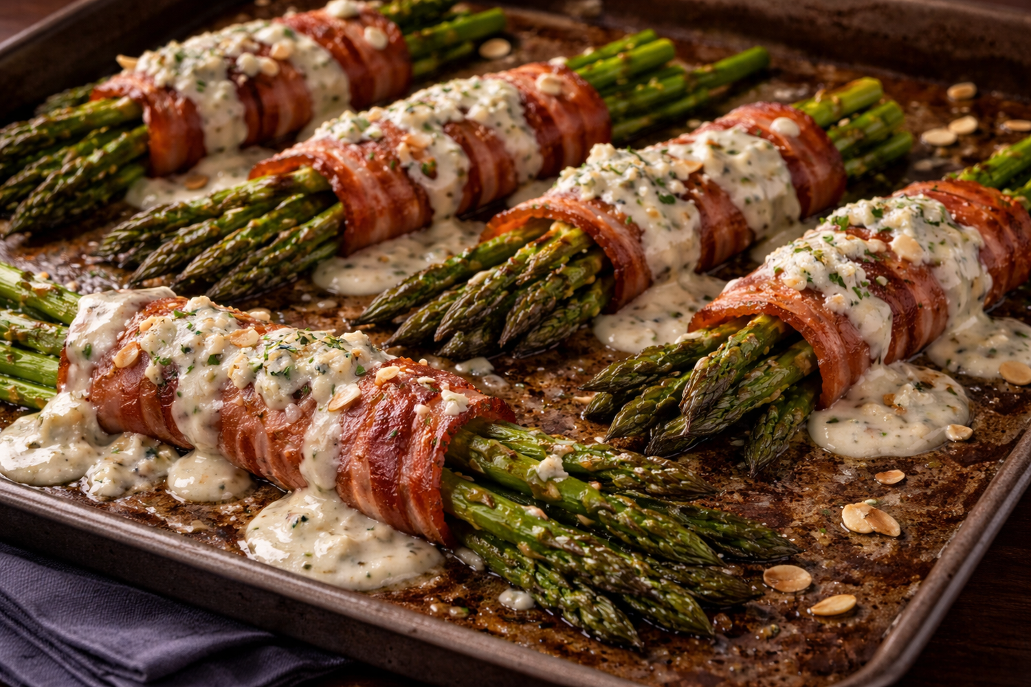 Bacon-Wrapped Asparagus Bundles