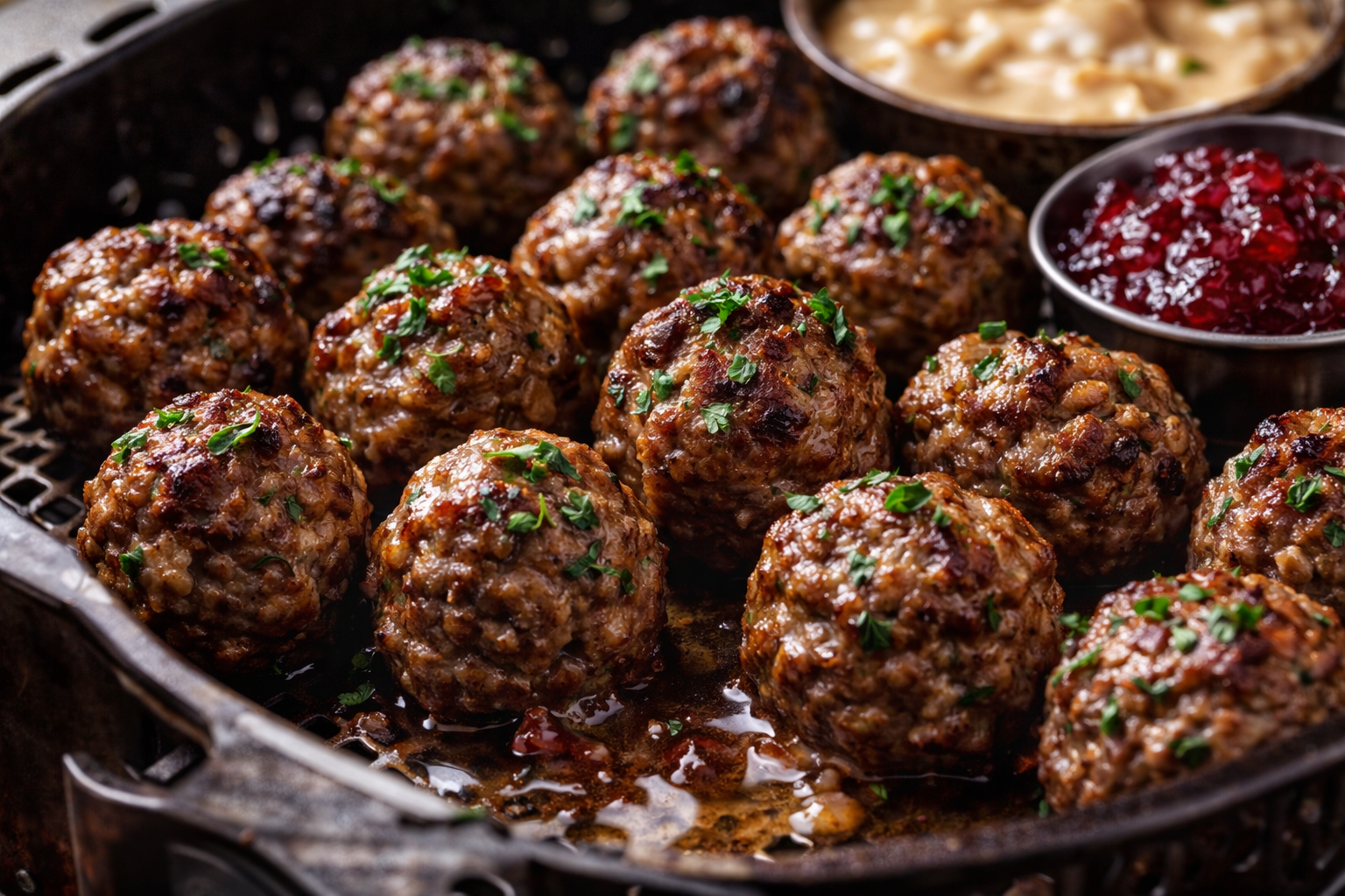 Air-Fryer Swedish Meatballs