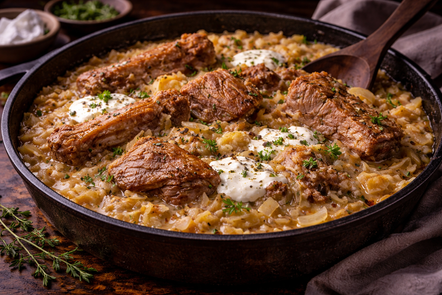 Pork and Sauerkraut Stew