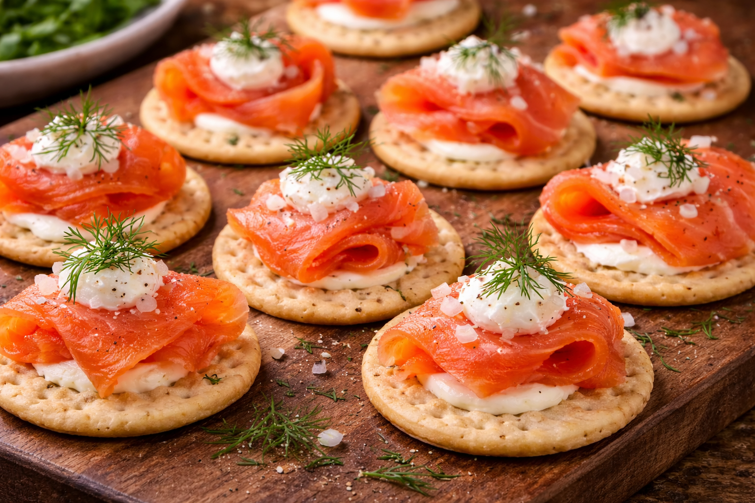 Smoked Salmon Canapés