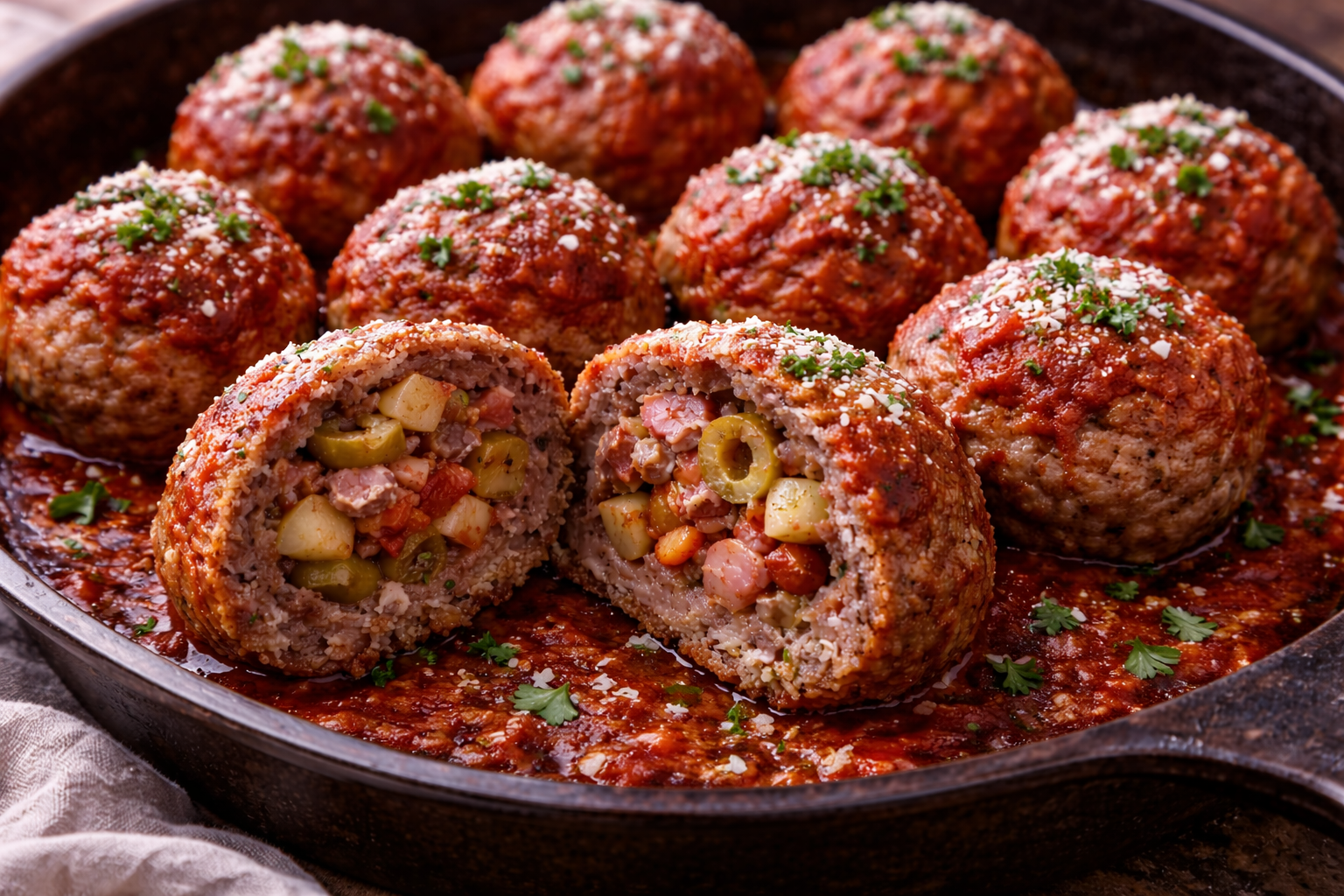 Stuffed Meatballs
