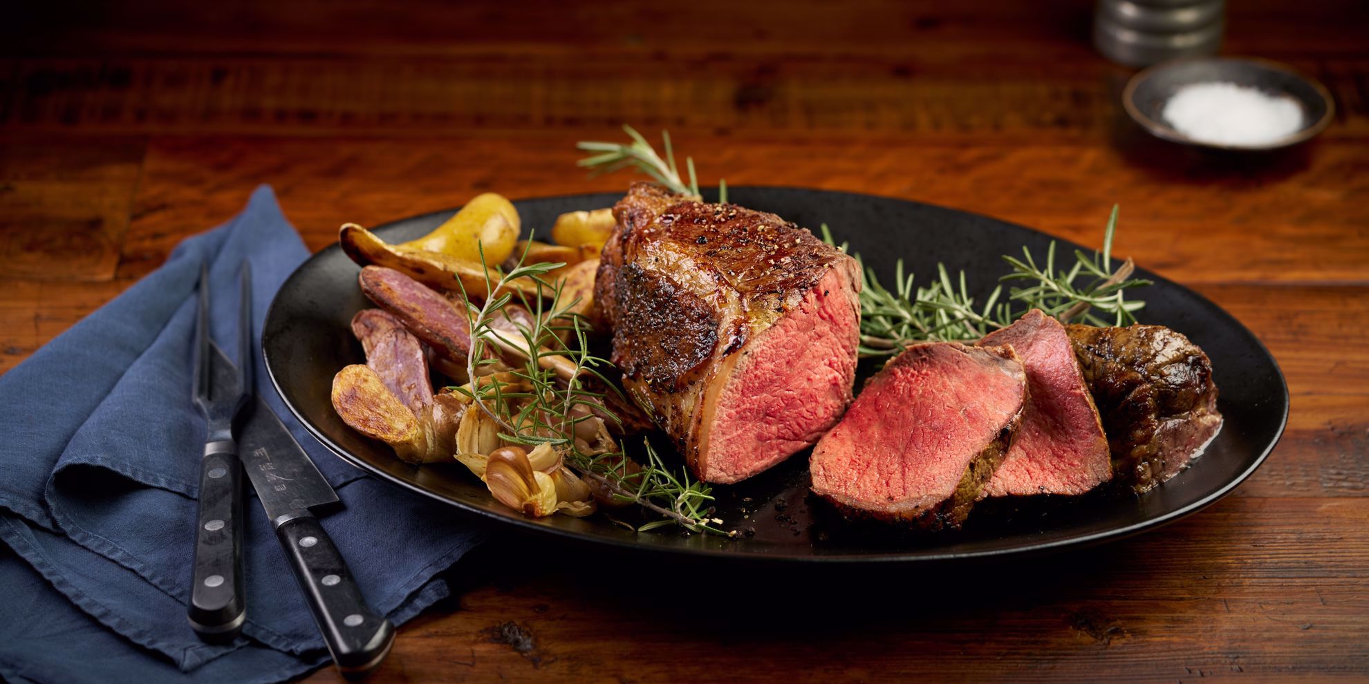 USDA Prime Dry-Aged Boneless Double Strip Steak for Two