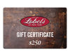 $250 Gift Certificate