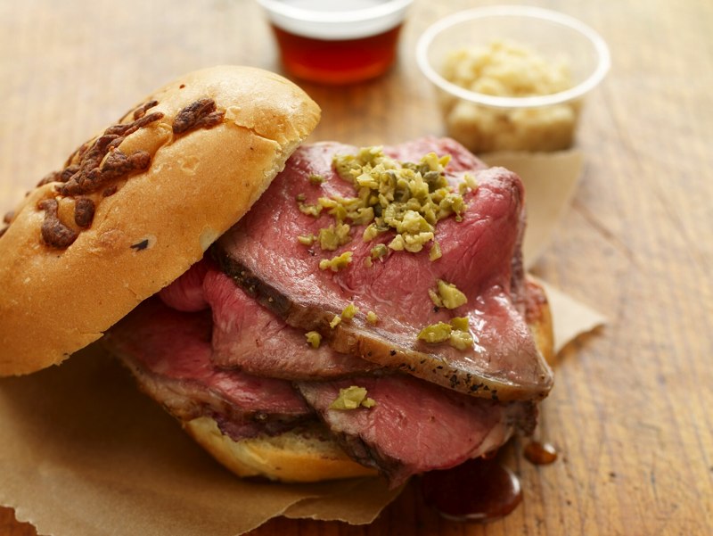 Lobel's Steak Sandwich at Yankee Stadium