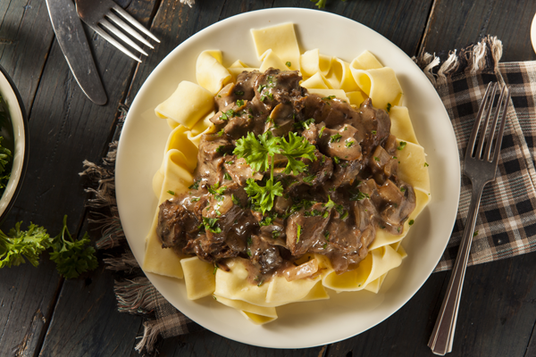 Beef Stroganoff